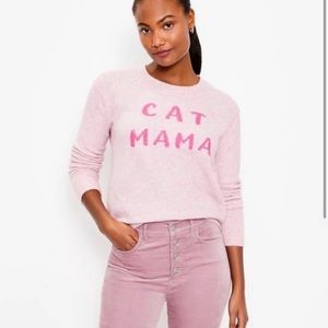Brand new without tags cat mama sweater by the loft